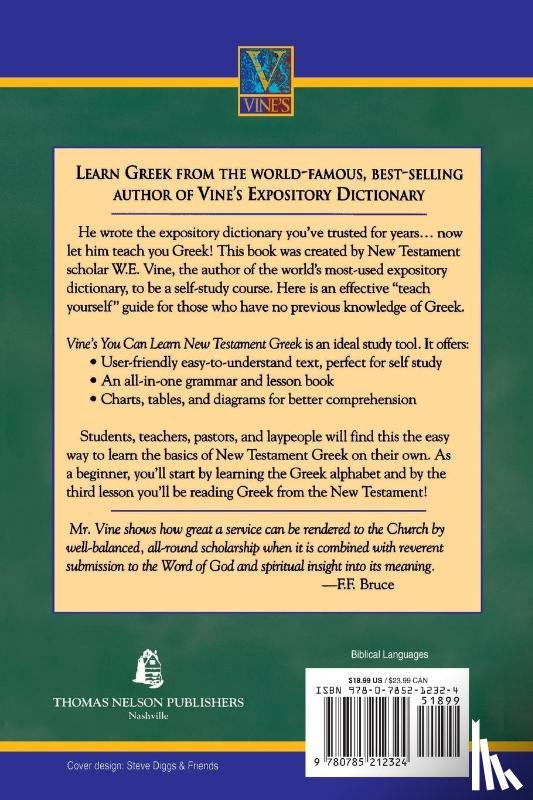 Vine, W. E. - Vine's Learn New Testament Greek