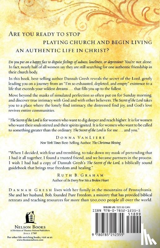 Gresh, Dannah - The Secret of the Lord
