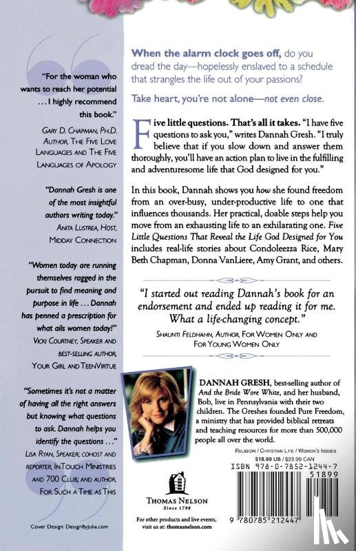 Gresh, Dannah - Five Little Questions That Reveal the Life God Designed for You