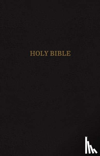 Thomas Nelson - KJV, Reference Bible, Center-Column Giant Print, Bonded Leather, Black, Thumb Indexed, Red Letter Edition, Comfort Print