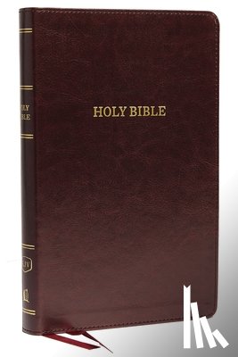 Nelson, Thomas - KJV Holy Bible: Deluxe Thinline with Cross References, Burgundy Leathersoft, Red Letter, Comfort Print: King James Version