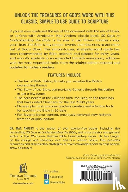 Anders, Max - 30 Days to Understanding the Bible, 30th Anniversary
