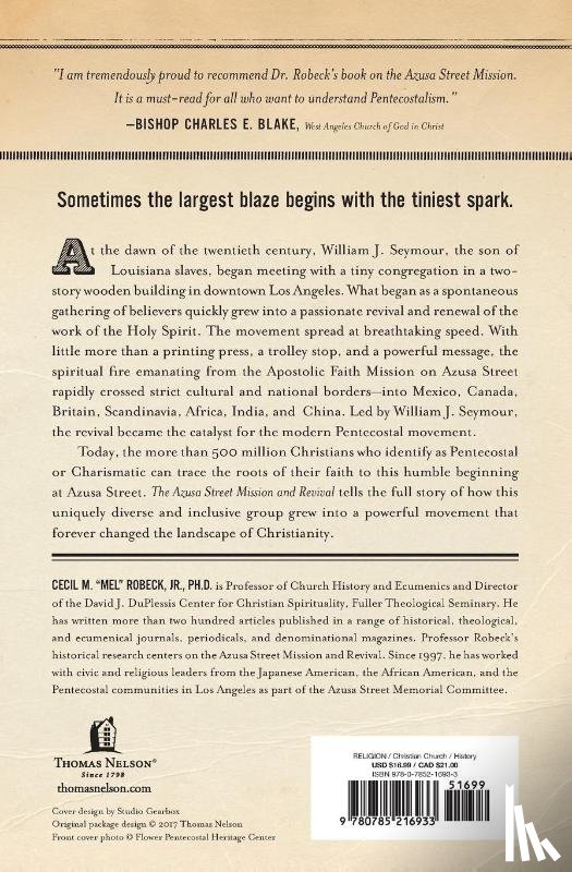 Robeck, Cecil M. - The Azusa Street Mission and Revival