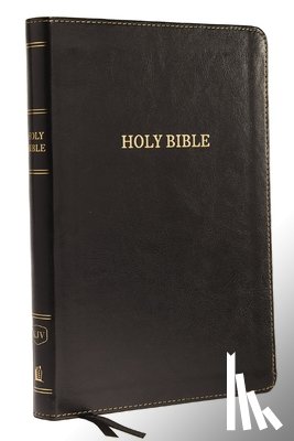 Thomas Nelson - KJV, Thinline Bible, Large Print, Imitation Leather, Black, Indexed, Red Letter Edition