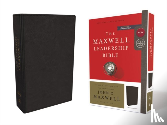 John C. Maxwell - NKJV, Maxwell Leadership Bible, Third Edition, Leathersoft, Black, Comfort Print