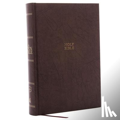 Nelson, Thomas - The KJV Open Bible: Complete Reference System, Brown Hardcover, Red Letter, Comfort Print: King James Version