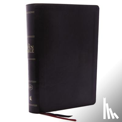 Nelson, Thomas - The KJV Open Bible: Complete Reference System, Black Leathersoft, Red Letter, Comfort Print (Thumb Indexed): King James Version