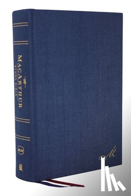 MacArthur, John F. - NKJV, MacArthur Study Bible, 2nd Edition, Cloth over Board, Blue, Comfort Print