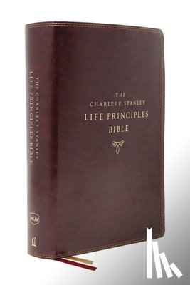 Stanley, Charles F. - The NKJV, Charles F. Stanley Life Principles Bible, 2nd Edition, Leathersoft, Burgundy, Comfort Print