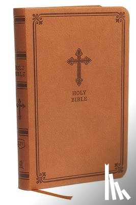 Nelson, Thomas - KJV Holy Bible: Value Compact Thinline, Brown Leathersoft, Red Letter, Comfort Print: King James Version
