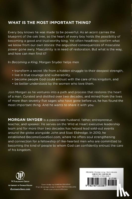 Snyder, Morgan - Becoming a King