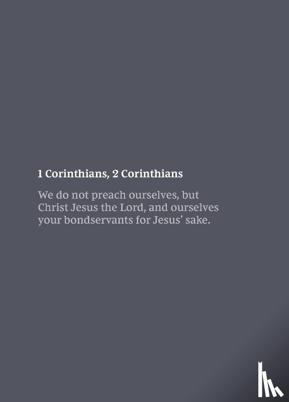 Nelson, Thomas - NKJV Bible Journal - 1-2 Corinthians, Paperback, Comfort Print