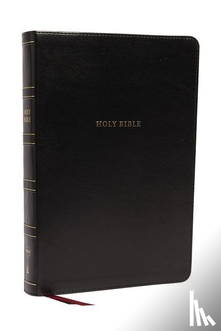 Nelson, Thomas - NKJV Holy Bible, Super Giant Print Reference Bible, Black Leathersoft, 43,000 Cross references, Red Letter, Comfort Print: New King James Version