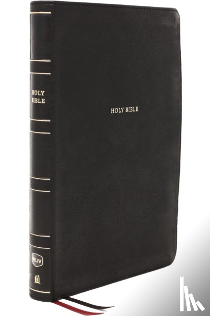 Nelson, Thomas - NKJV Holy Bible, Giant Print Center-Column Reference Bible, Black Leathersoft, 72,000+ Cross References, Red Letter, Comfort Print: New King James Version