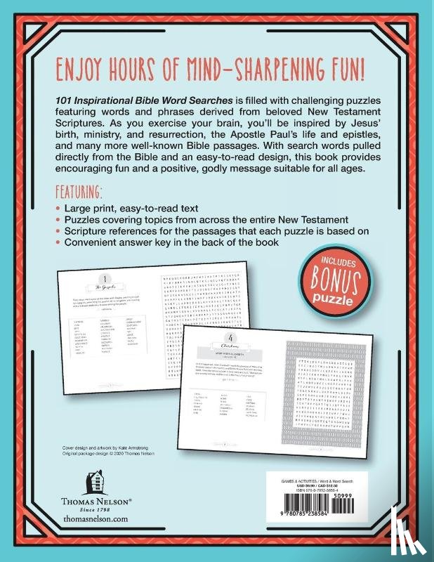 Nelson, Thomas - 101 Inspirational Bible Word Searches