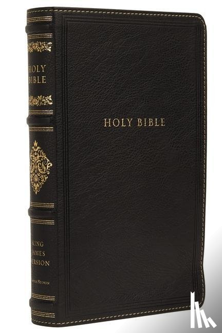 Thomas Nelson - KJV, Personal Size Reference Bible, Sovereign Collection, Leathersoft, Black, Red Letter, Comfort Print