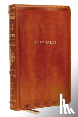 Thomas Nelson - KJV, Personal Size Reference Bible, Sovereign Collection, Leathersoft, Brown, Red Letter, Comfort Print