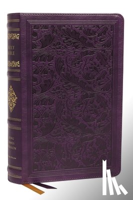 Nelson, Thomas - KJV, Personal Size Reference Bible, Sovereign Collection, Leathersoft, Purple, Red Letter, Thumb Indexed, Comfort Print