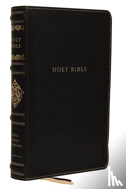 Thomas Nelson - KJV, Personal Size Reference Bible, Sovereign Collection, Genuine Leather, Black, Red Letter, Comfort Print