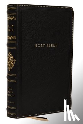 Nelson, Thomas - KJV, Personal Size Reference Bible, Sovereign Collection, Genuine Leather, Black, Red Letter, Thumb Indexed, Comfort Print