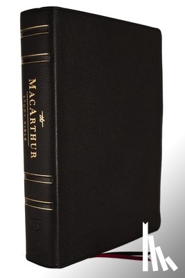 MacArthur, John F. - NKJV, MacArthur Study Bible, 2nd Edition, Genuine Leather, Black, Comfort Print