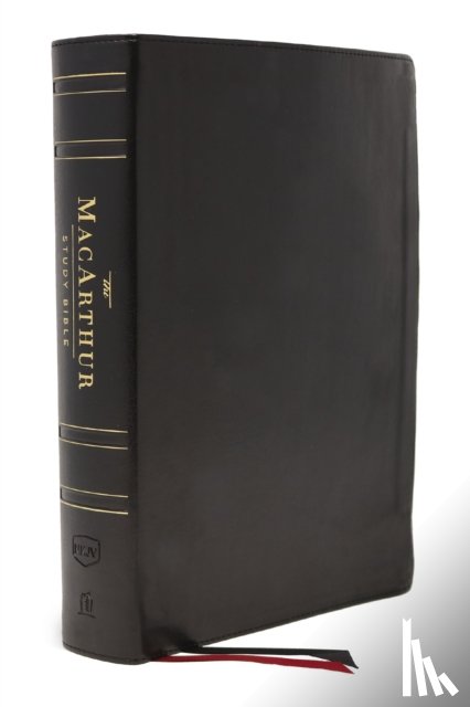 MacArthur, John F. - NKJV, MacArthur Study Bible, 2nd Edition, Genuine Leather, Black, Thumb-indexed, Comfort Print
