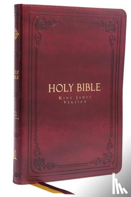 Nelson, Thomas - KJV Holy Bible: Large Print Thinline, Burgundy Leathersoft, Red Letter, Comfort Print: King James Version