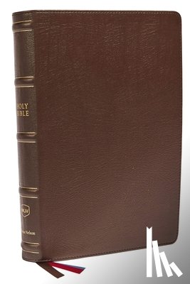 Nelson, Thomas - NKJV, Large Print Verse-by-Verse Reference Bible, Maclaren Series, Genuine Leather, Brown, Thumb Indexed, Comfort Print