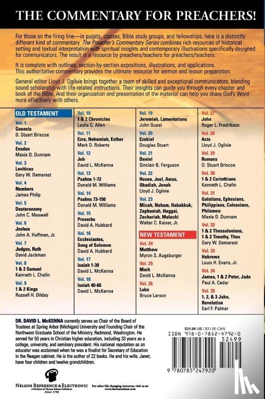 McKenna, David L. - The Preacher's Commentary - Vol. 18: Isaiah 40-66