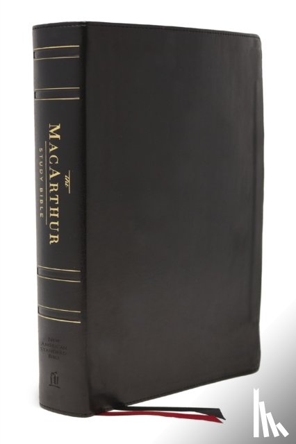 MacArthur, John F. - NASB, MacArthur Study Bible, 2nd Edition, Genuine Leather, Black, Thumb Indexed, Comfort Print