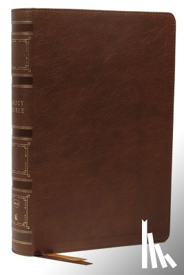 Nelson, Thomas - NKJV, Single-Column Wide-Margin Reference Bible, Leathersoft, Brown, Red Letter, Thumb Indexed, Comfort Print