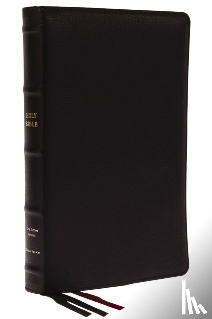 Nelson, Thomas - KJV Holy Bible: Large Print Thinline, Black Goatskin Leather, Premier collection, Red Letter, Comfort Print: King James Version