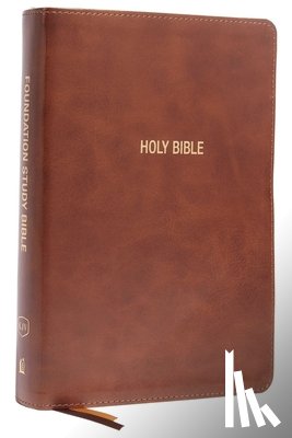 Nelson, Thomas - KJV, Foundation Study Bible, Large Print, Leathersoft, Brown, Red Letter, Comfort Print