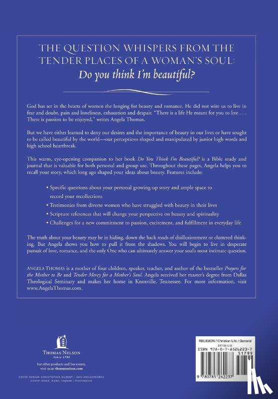 Thomas, Angela - Do You Think I'm Beautiful? Bible Study and Journal