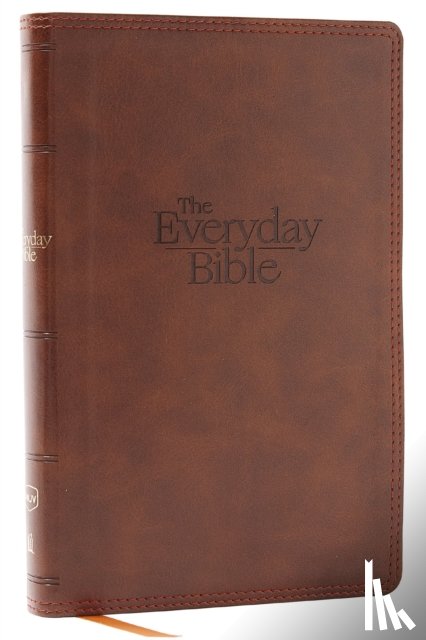 Thomas Nelson - NKJV, The Everyday Bible, Brown Leathersoft, Red Letter, Comfort Print