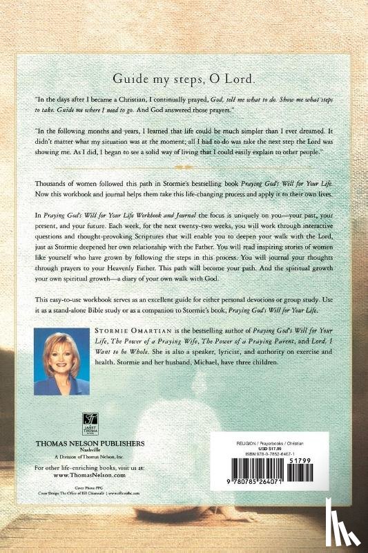 Omartian, Stormie - Praying God's Will for Your Life Workbook and Journal