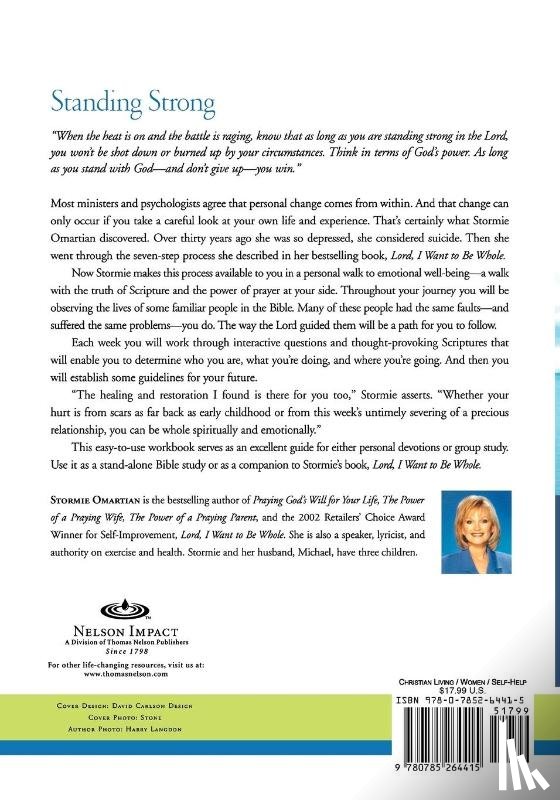 Omartian, Stormie - Lord, I Want to Be Whole Workbook and Journal