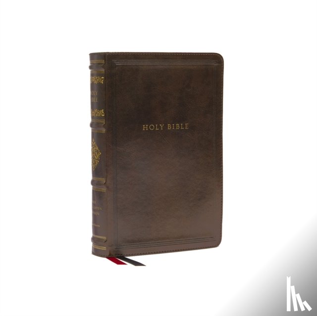 Nelson, Thomas - NKJV, Personal Size Reference Bible, Sovereign Collection, Leathersoft, Brown, Red Letter, Comfort Print