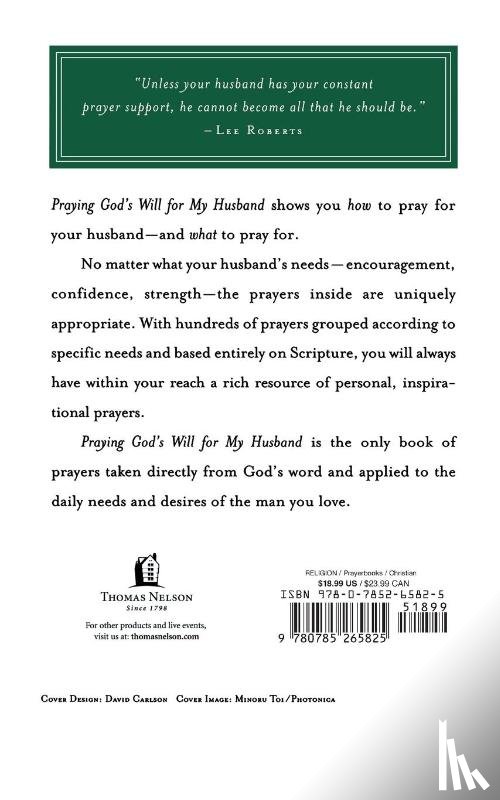 Roberts, Lee - Praying God's Will for My Husband