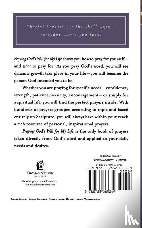 Roberts, Lee - Praying God's Will for My Life