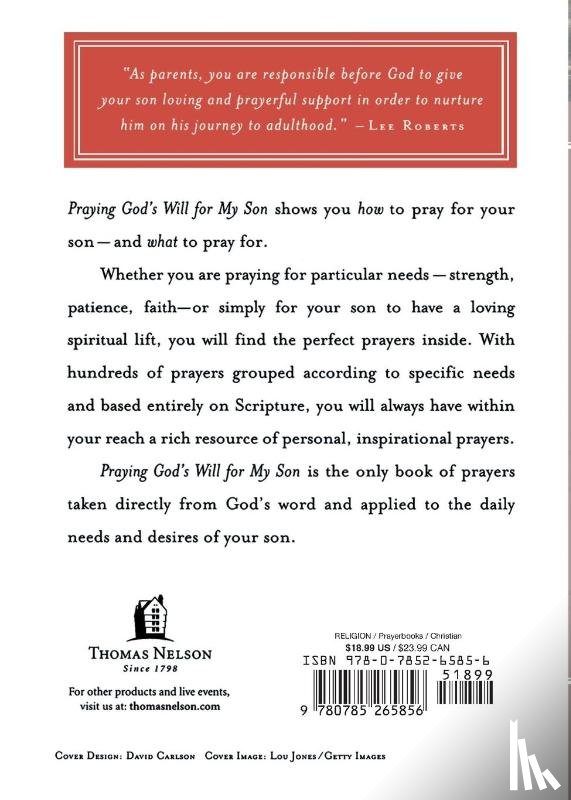 Roberts, Lee - Praying God's Will for My Son