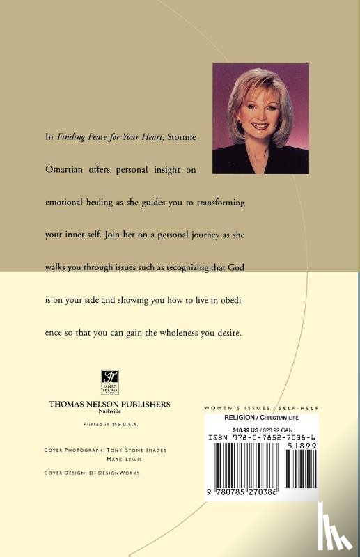 Omartian, Stormie - Finding Peace for Your Heart