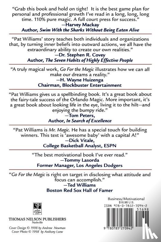 Williams, Pat - Go for the Magic