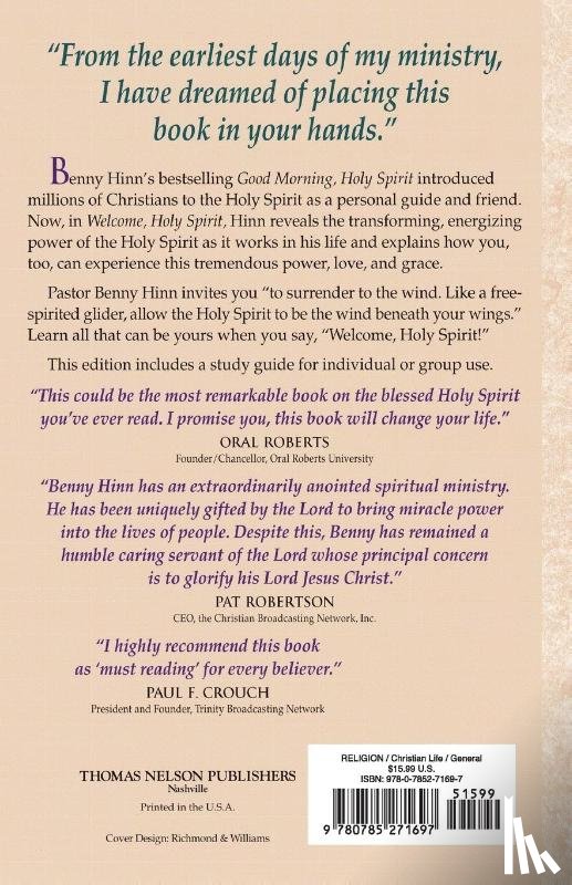 Hinn, Benny - Welcome, Holy Spirit