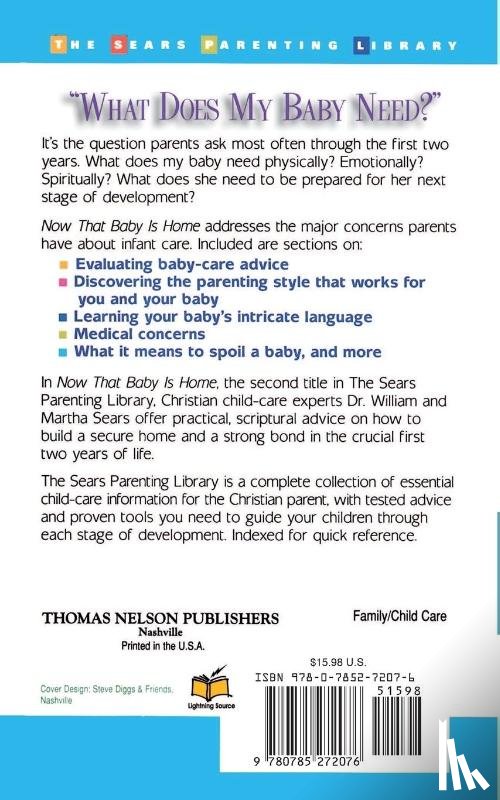 Sears, M.D. William, Sears, Martha - Now That Baby Is Home