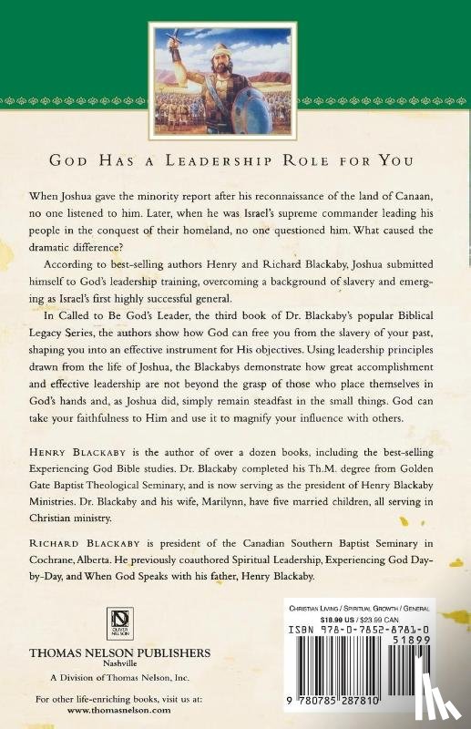 Blackaby, Henry - Called to Be God's Leader