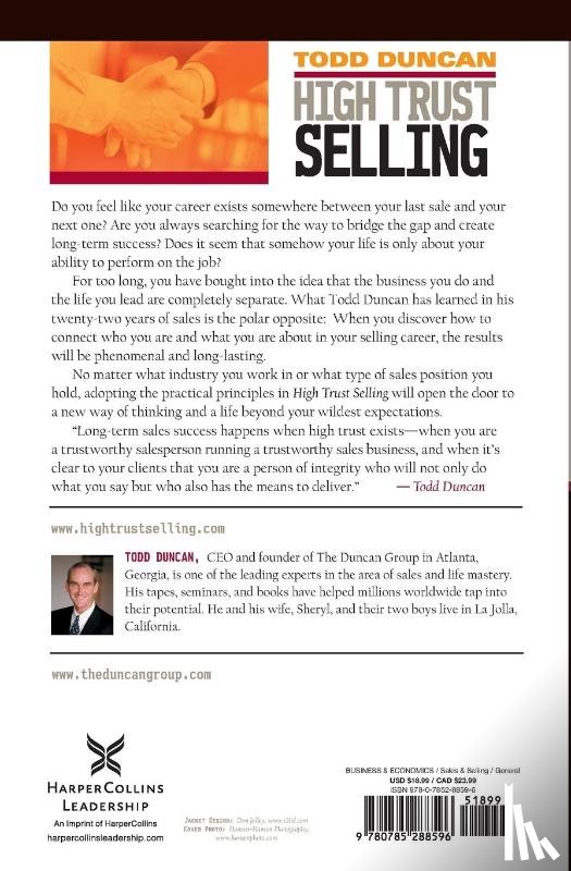 Duncan, Todd - High Trust Selling