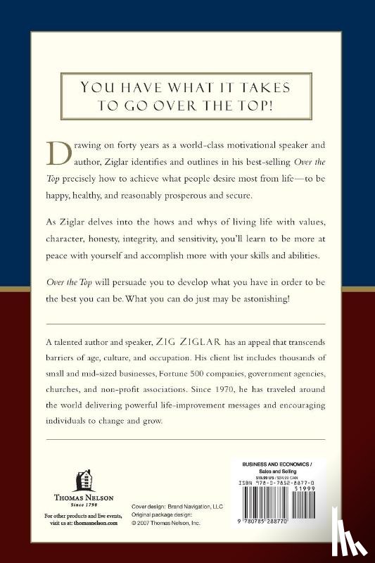 Ziglar, Zig - Over the Top