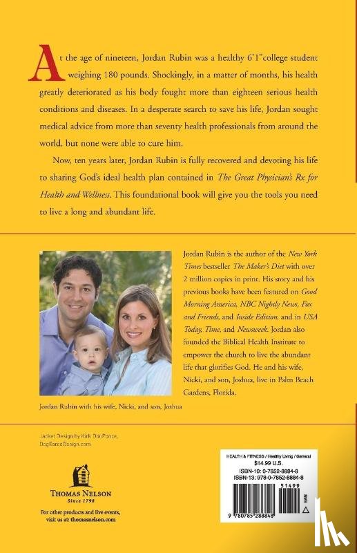 Rubin, Jordan - The Great Physician's Rx for Health and Wellness