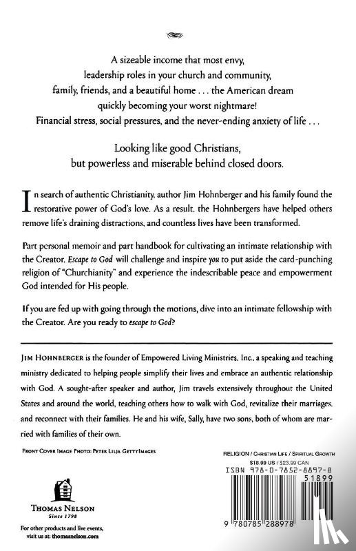 Hohnberger, Jim - Escape to God